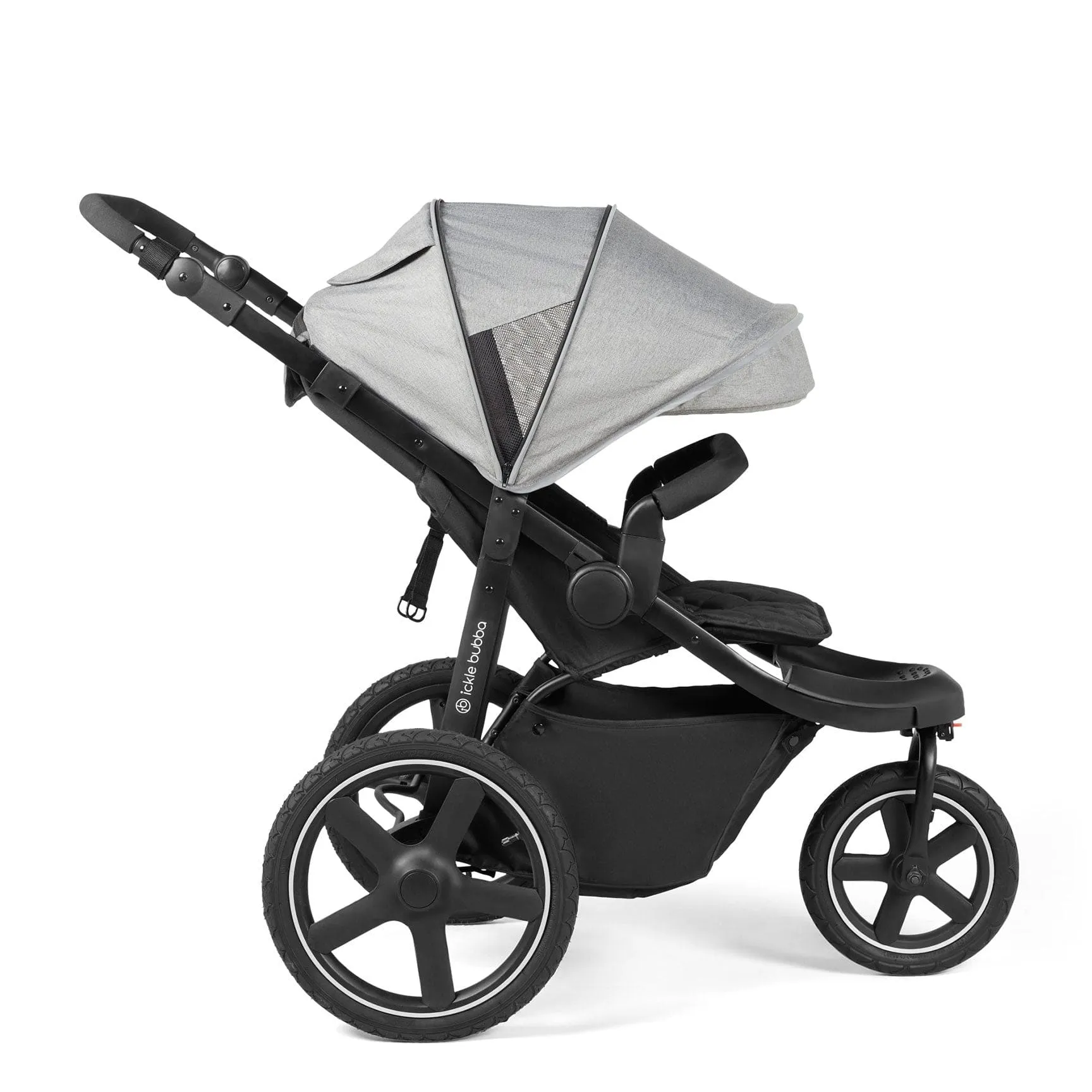 Ickle Bubba Venus Max Jogger Stroller in Black/Space Grey