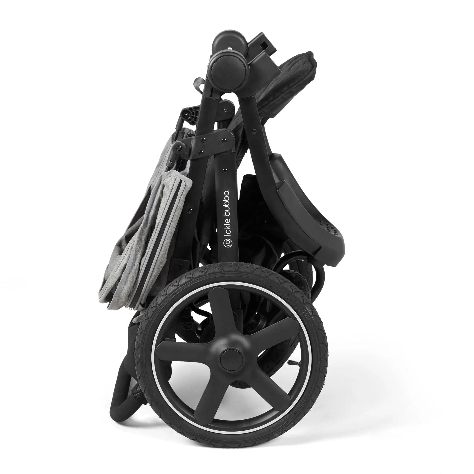 Ickle Bubba Venus Max Jogger Stroller in Black/Space Grey
