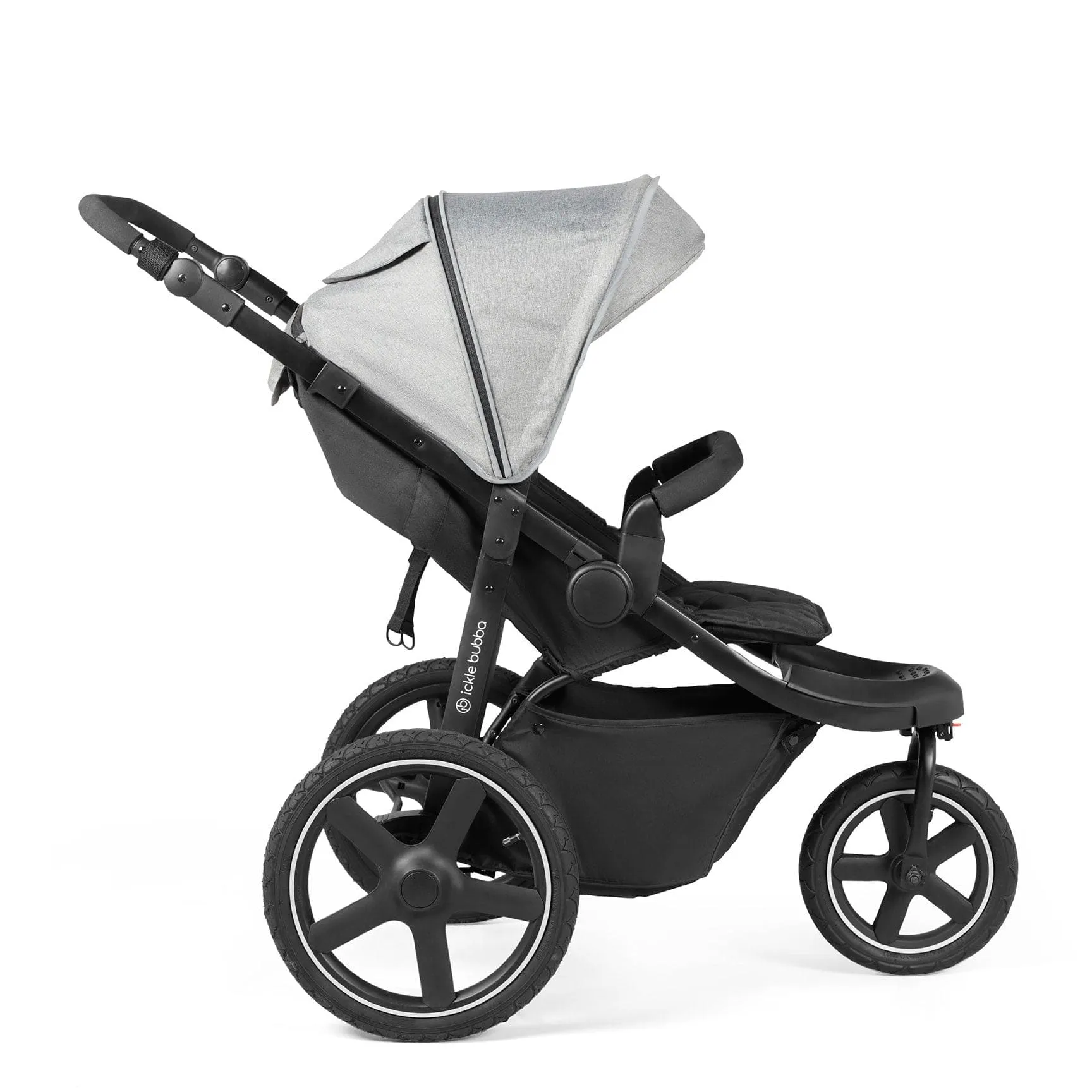 Ickle Bubba Venus Max Jogger Stroller in Black/Space Grey