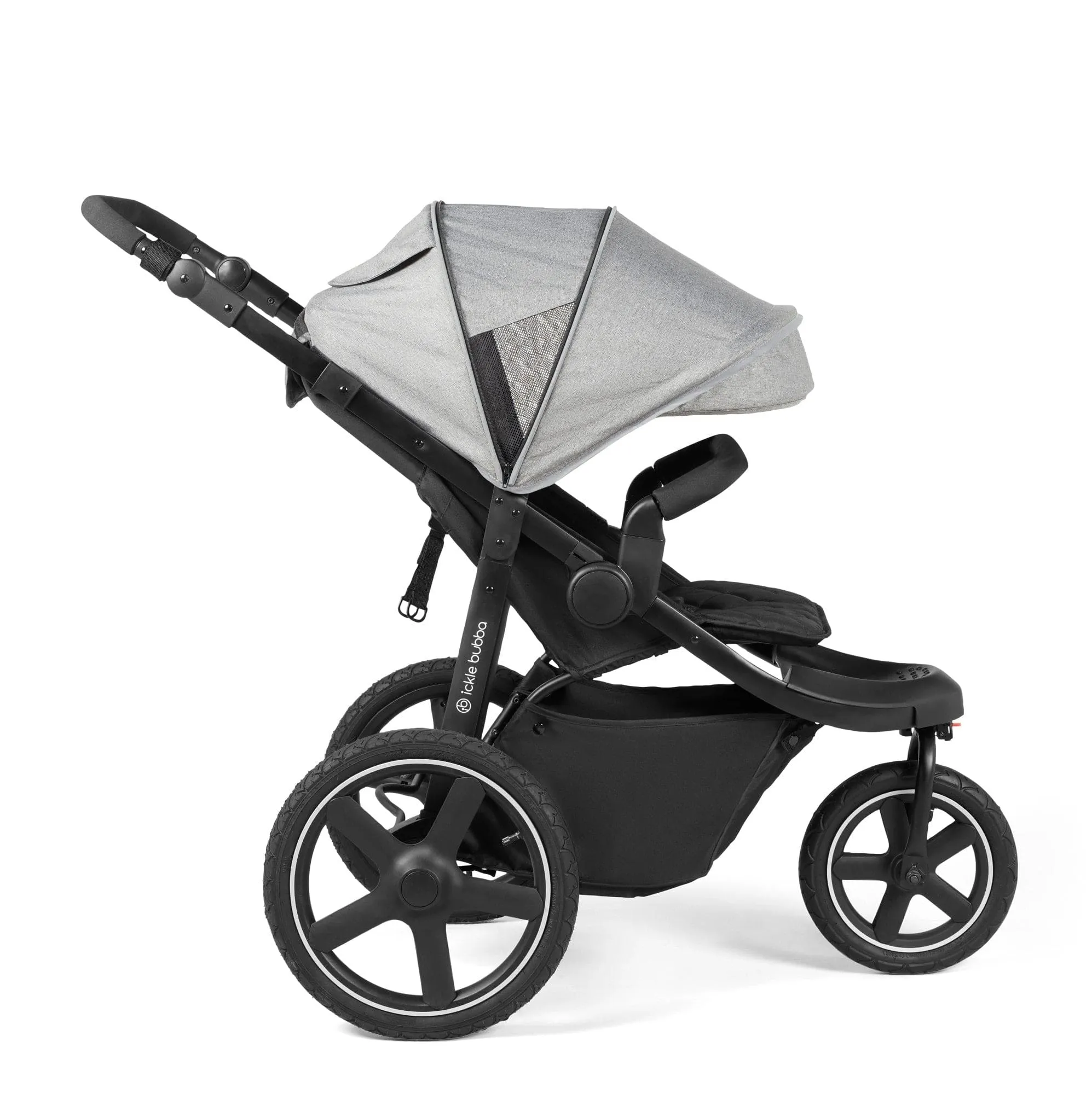 Ickle Bubba Venus Max Jogger Stroller in Black/Space Grey
