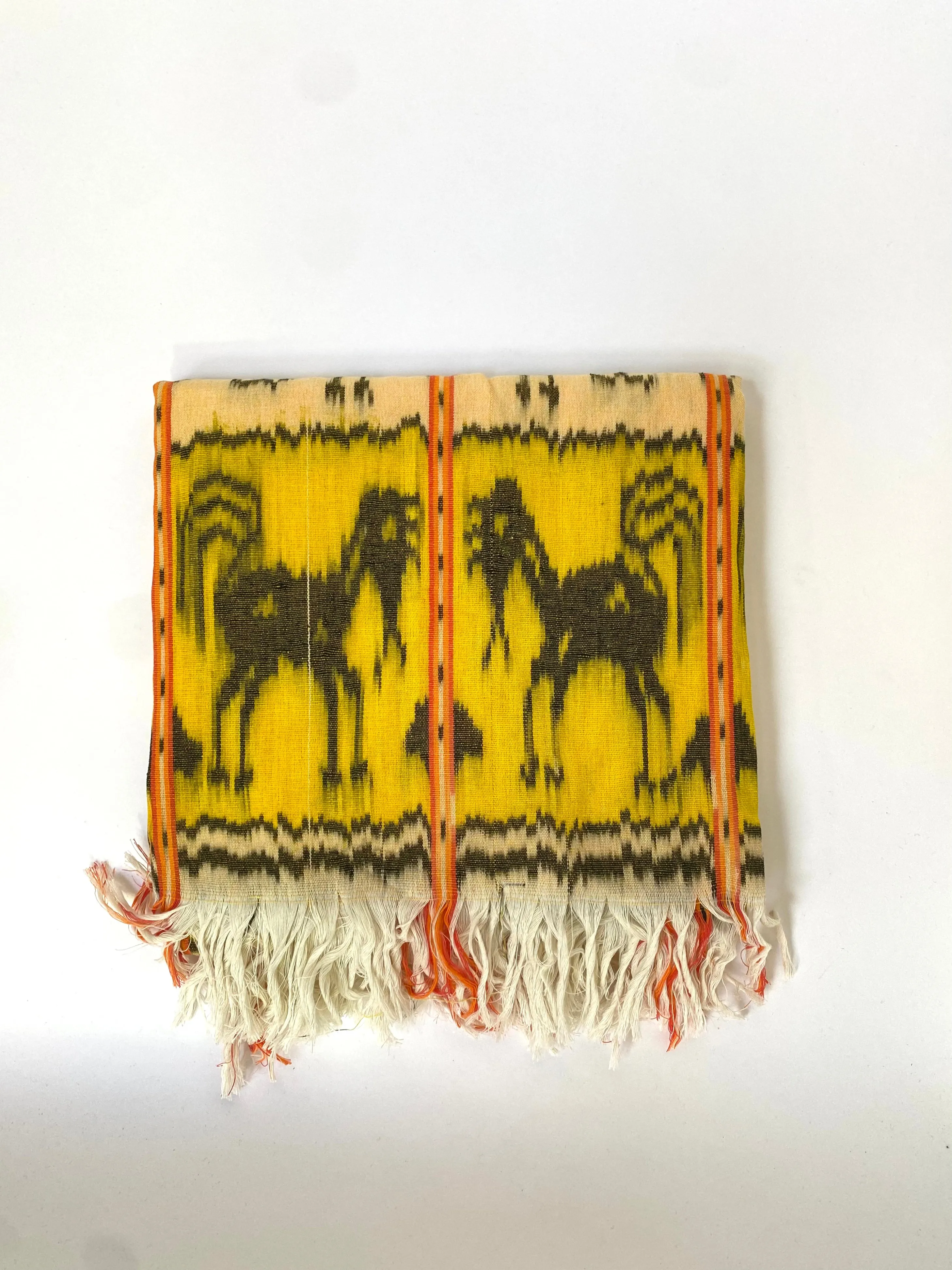 IKAT BLANKET - BRIGHT YELLOW