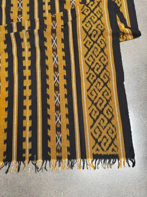 IKAT BLANKET - YELLOW/BLACK