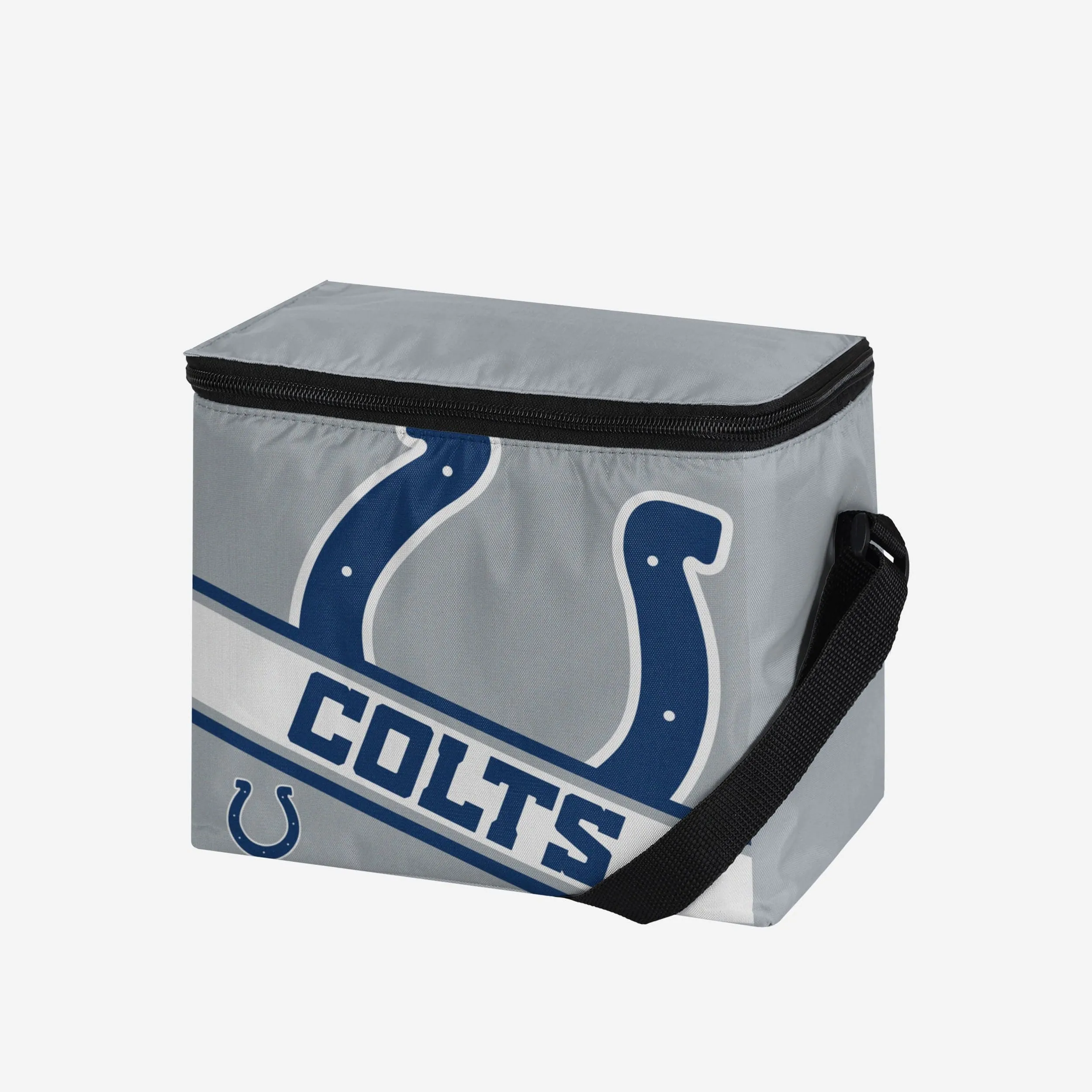 Indianapolis Colts Big Logo Stripe 6 Pack Cooler