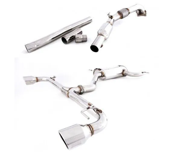 Invidia Q300 Cat Back Exhaust w/SS Tips - VW Golf GTI Mk6