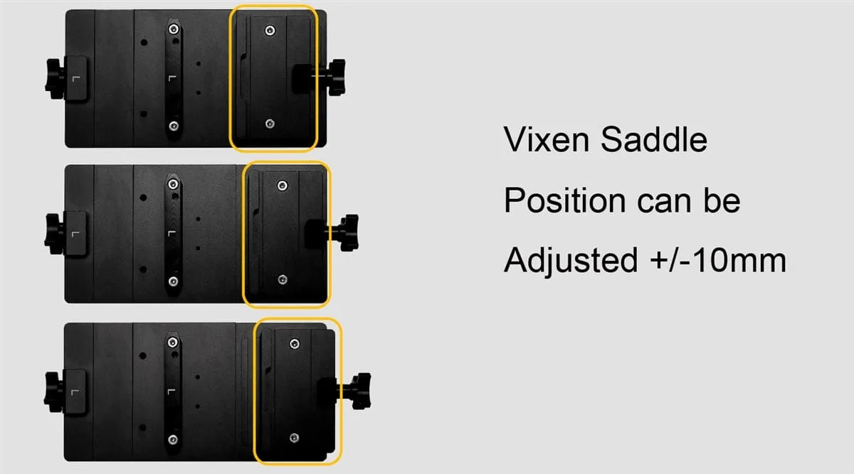 iOptron Universal Side-by-Side Saddles System - 8460