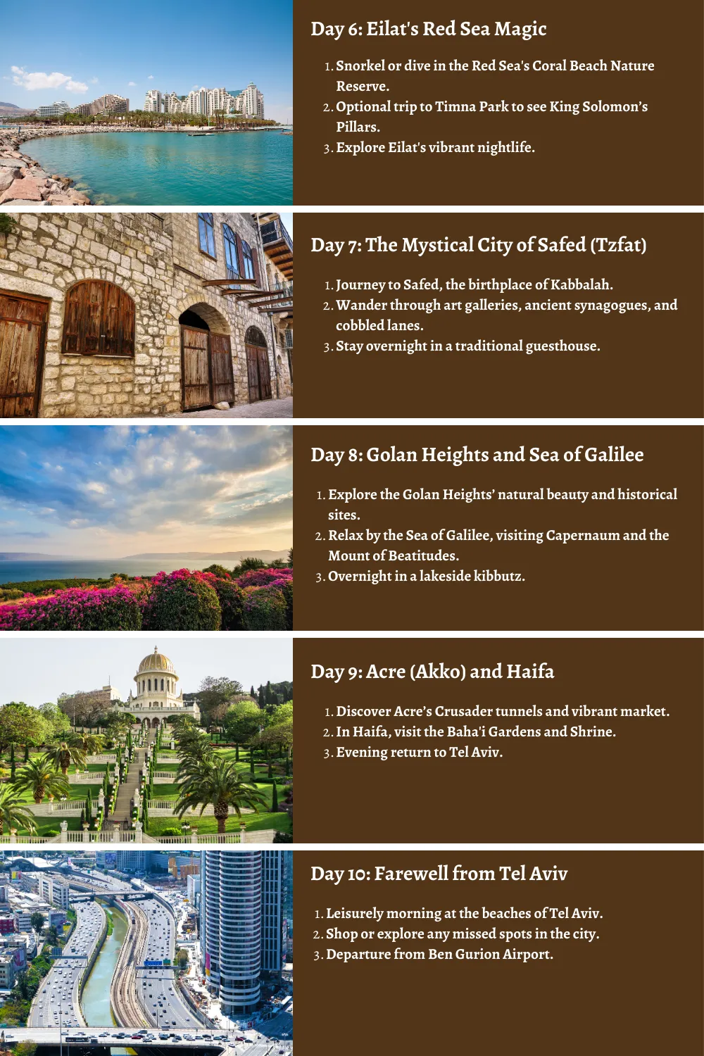 Israel - From Ancient Stones to Modern Skylines: A Comprehensive 10-Day Guide
