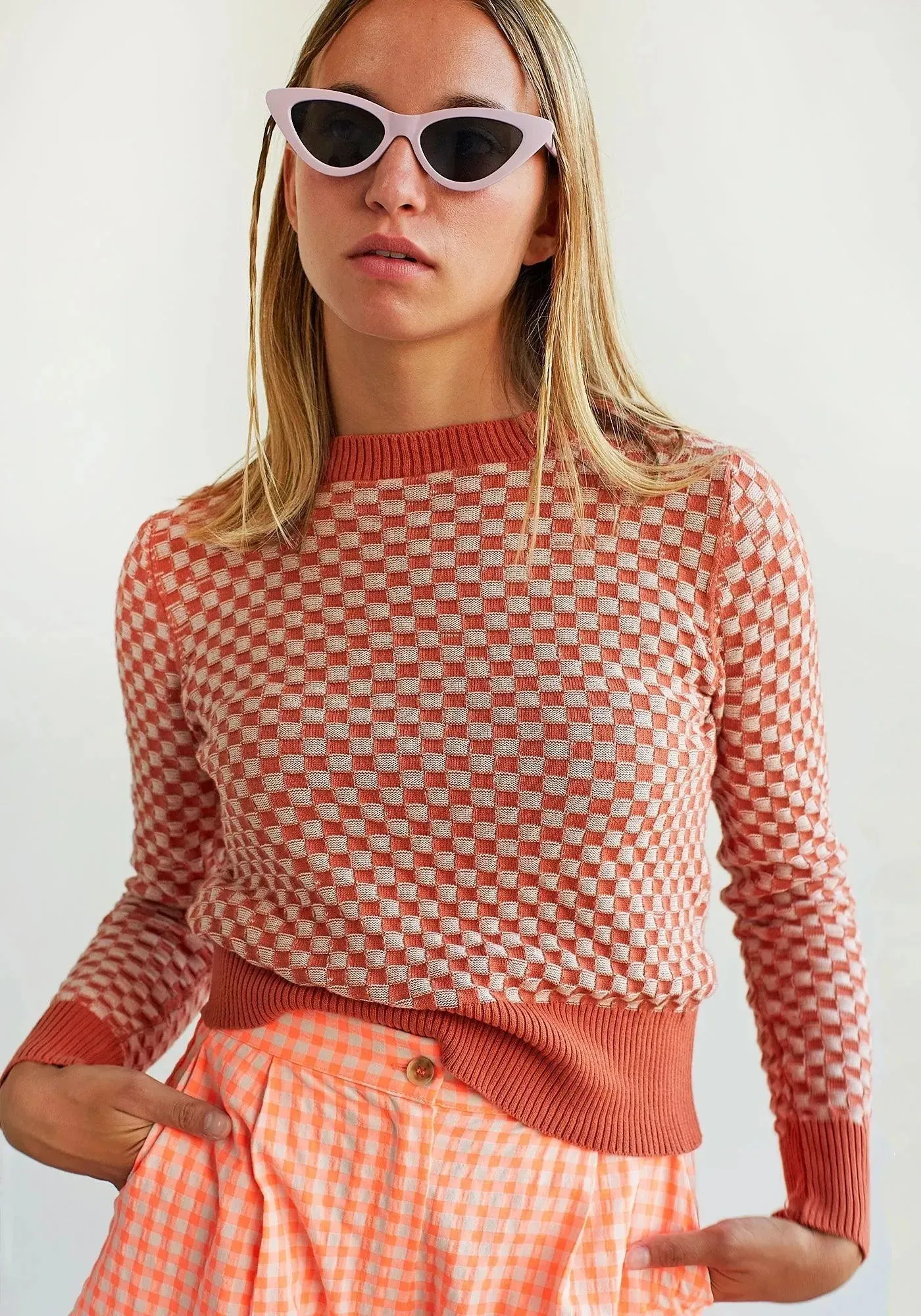 Jersey Dr Bloom Picnic Terracota