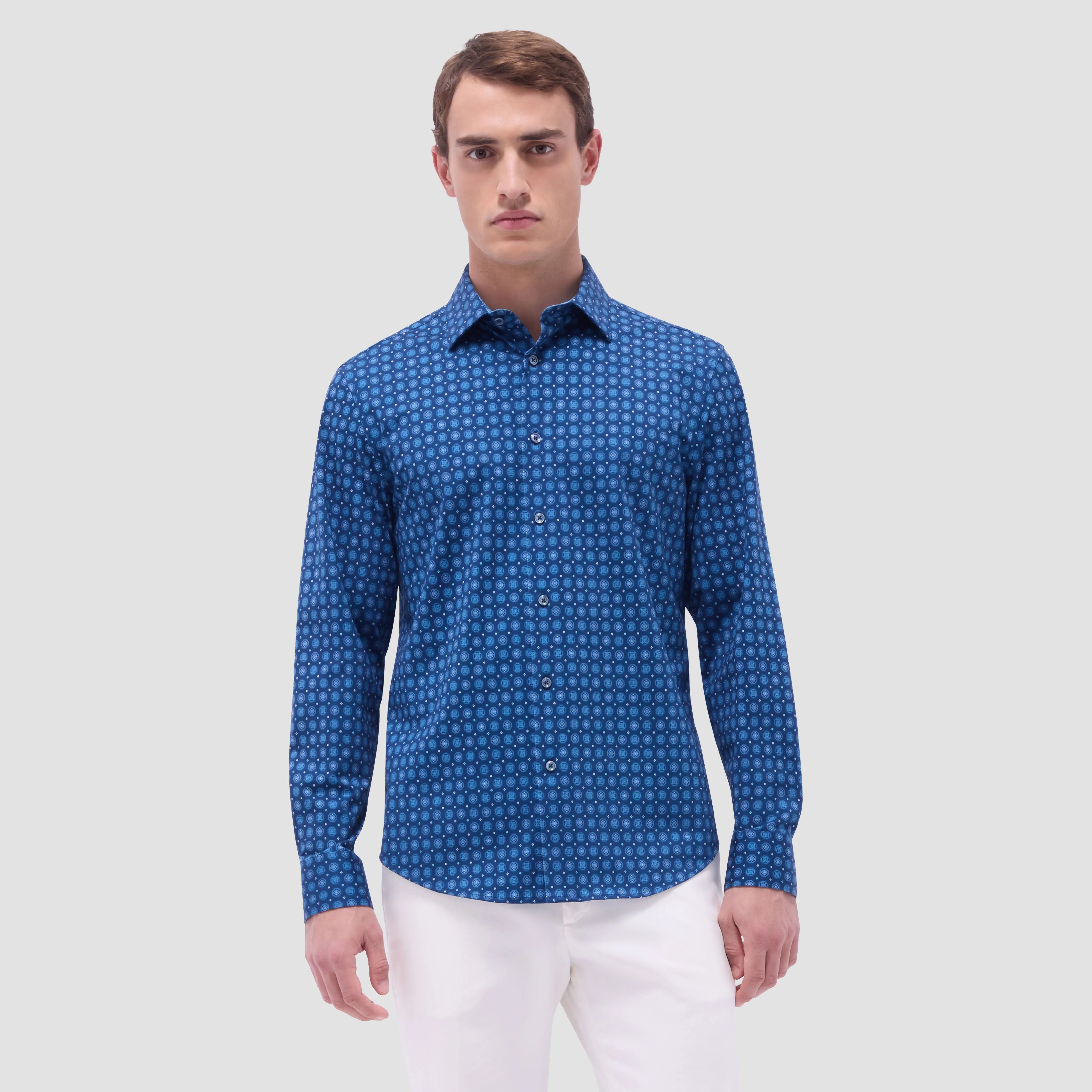 Jimmy Double-Sided Medallion & Paisley OoohCotton Shirt