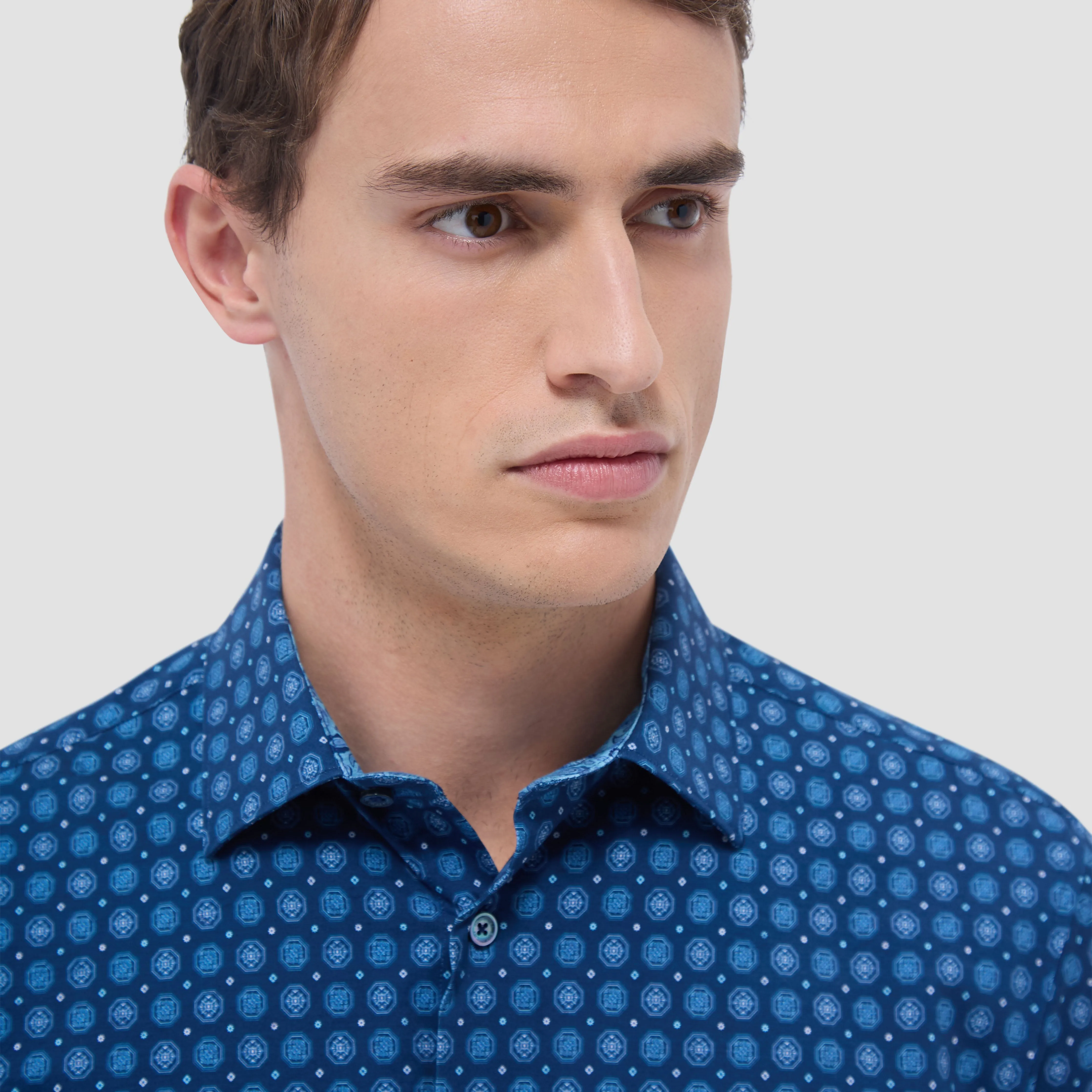 Jimmy Double-Sided Medallion & Paisley OoohCotton Shirt