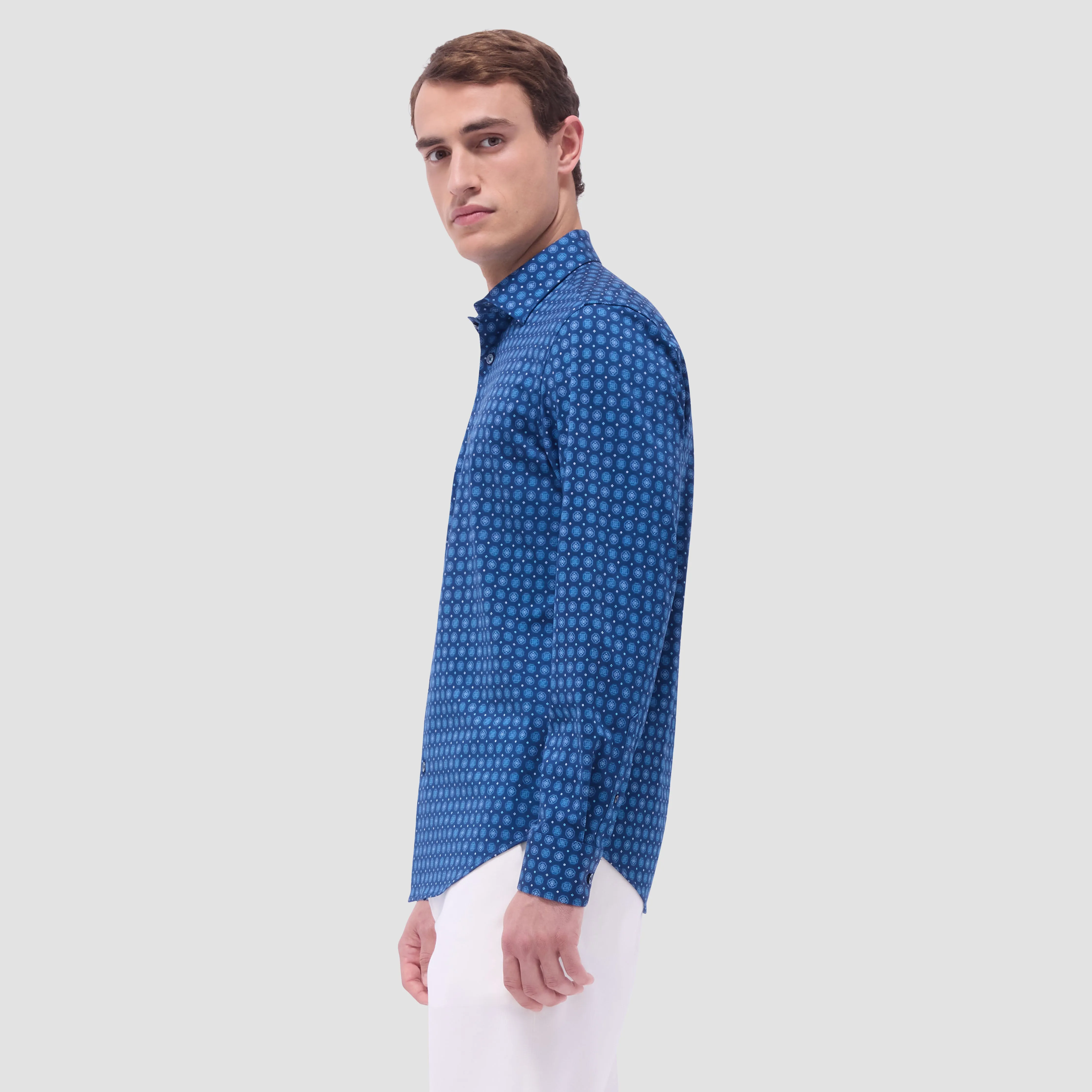 Jimmy Double-Sided Medallion & Paisley OoohCotton Shirt