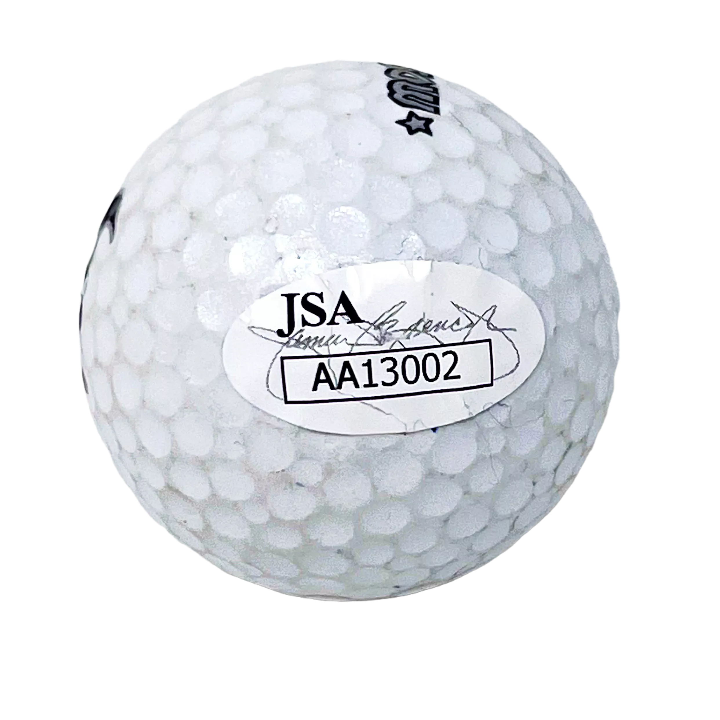 Jordan Spieth Signed Nike Golf Ball JSA Authentication Hologram