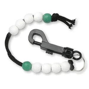 JP LANN GOLF 32152 Deluxe Bead Golf Score/Stroke Counter, Standard, Black/Green/White