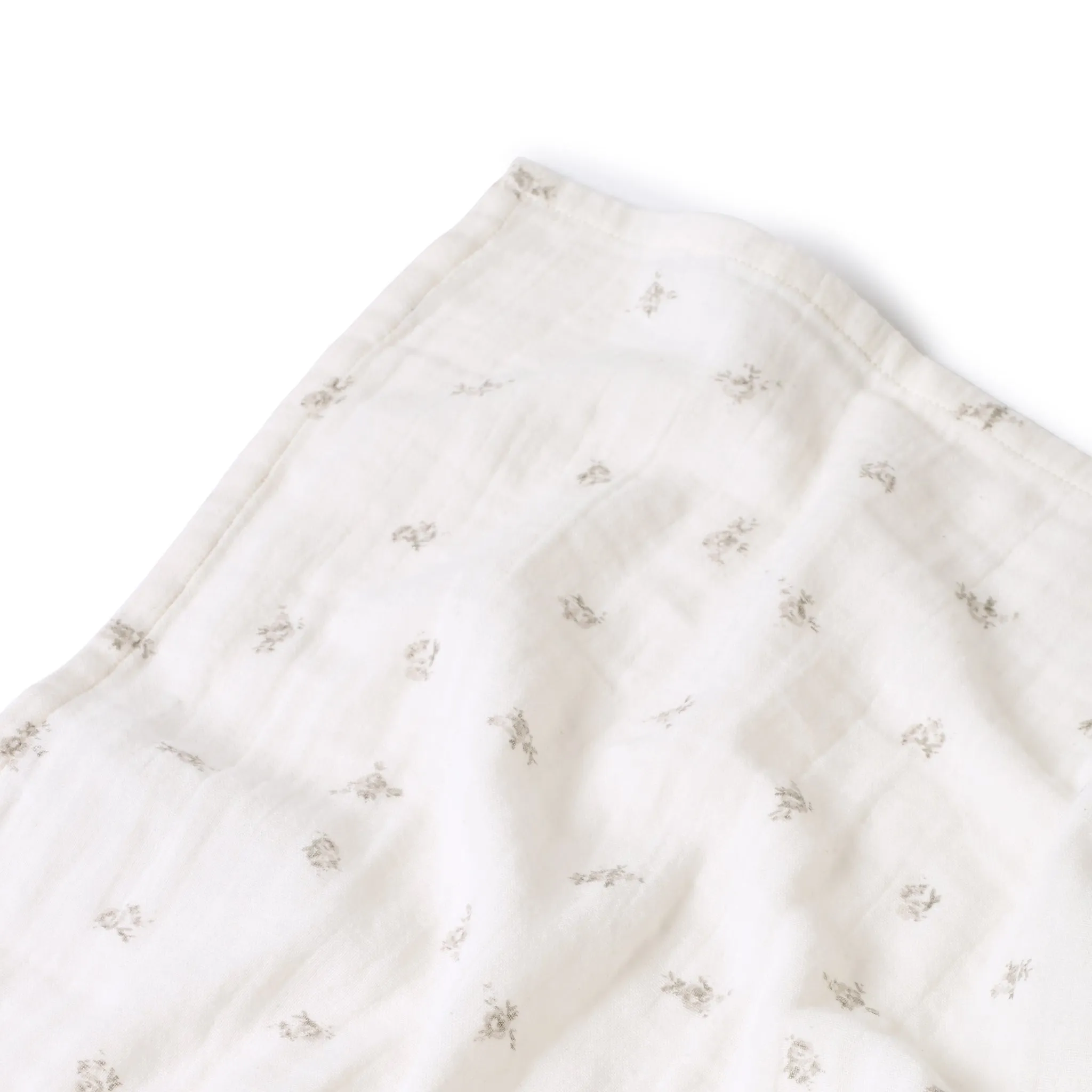 Jumbo Muslin Swaddle - Taupe Rose