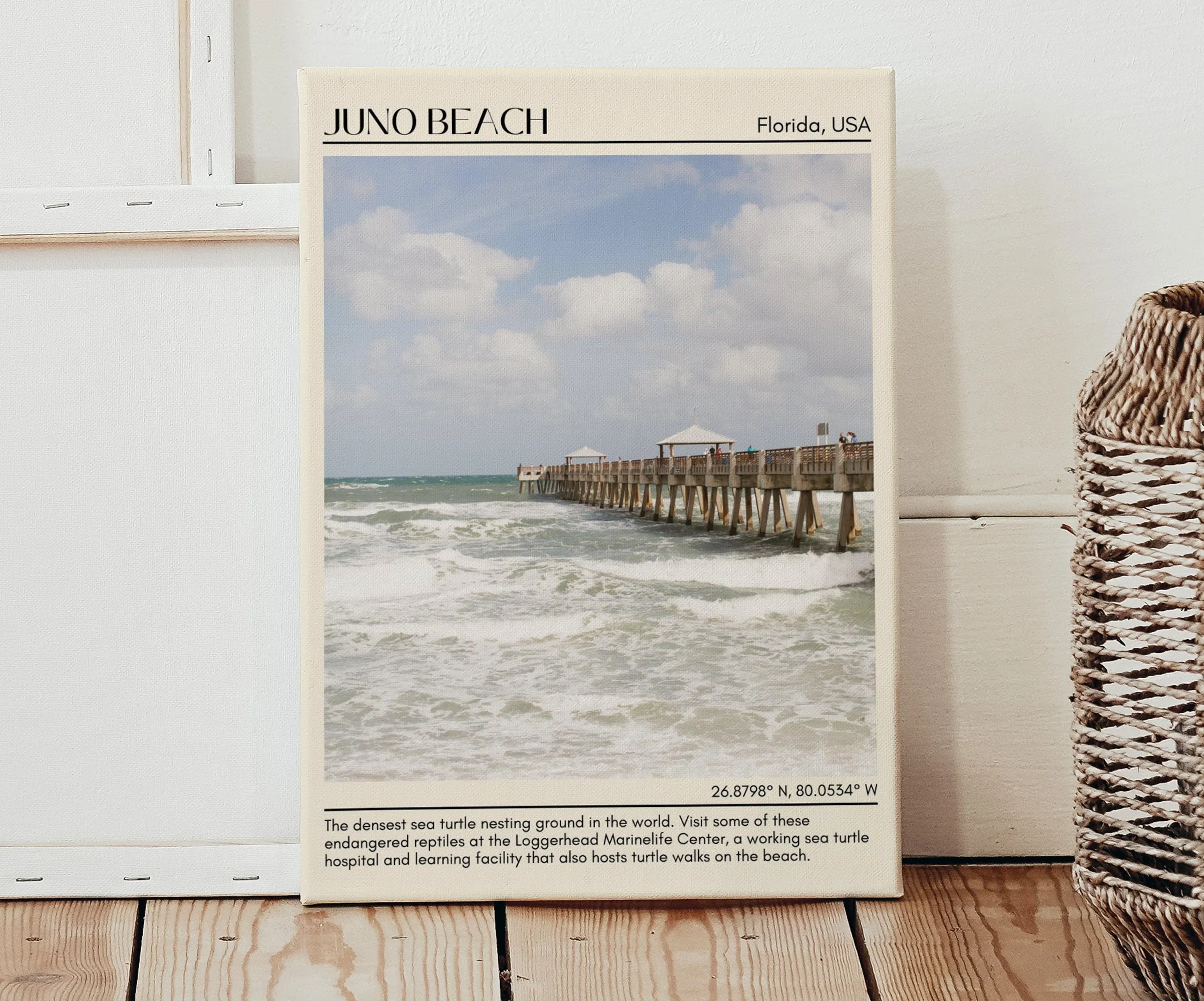 Juno Beach Wall Canvas, USA