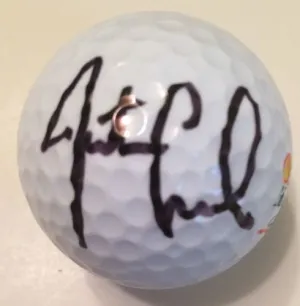 Justin Leonard Signed Autographed PGA Golf Ball (PSA/DNA COA)