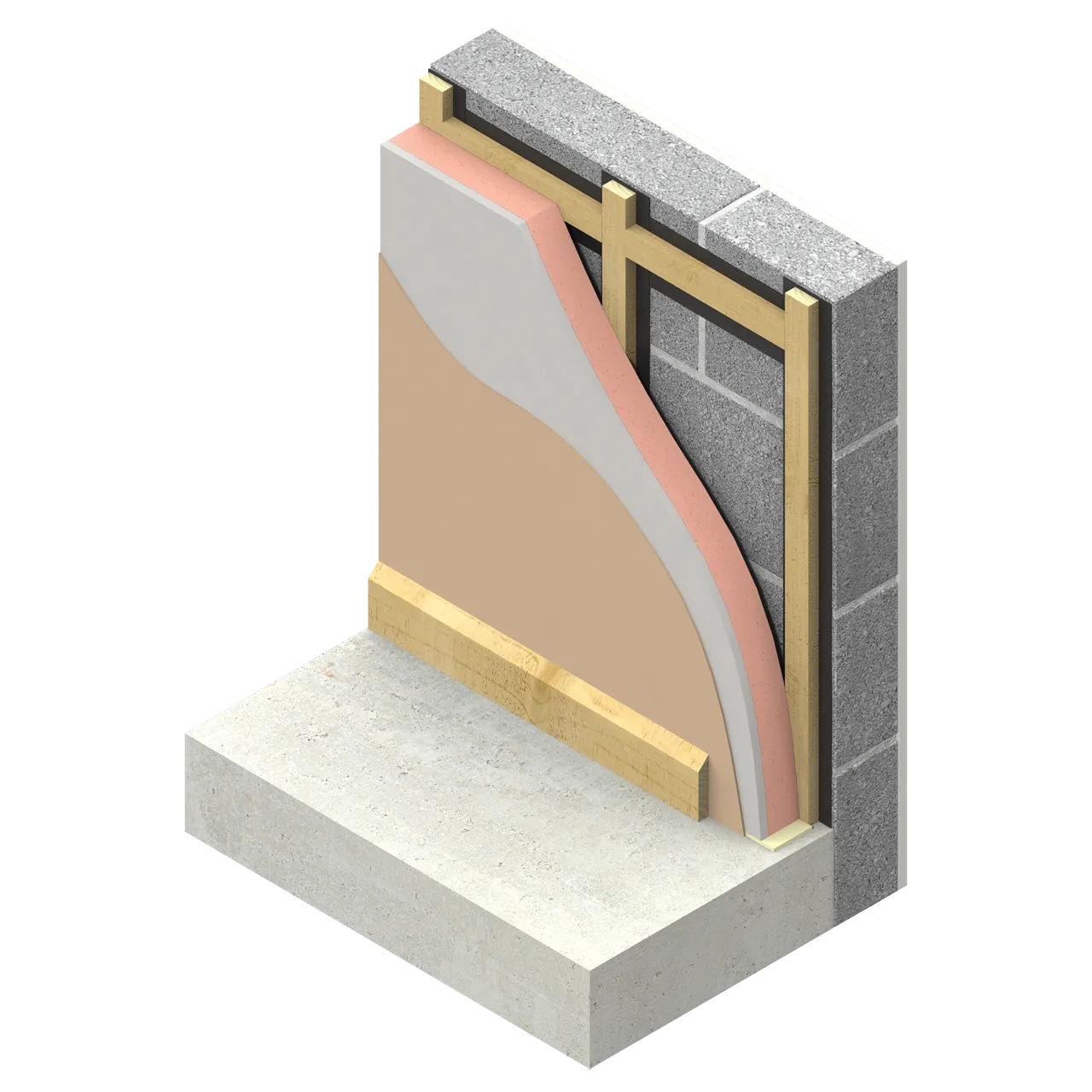 Kingspan Kooltherm K118 Insulated Plasterboard - 2400mm x 1200mm x 62.5mm (pack of 12 sheets 34.56m2)