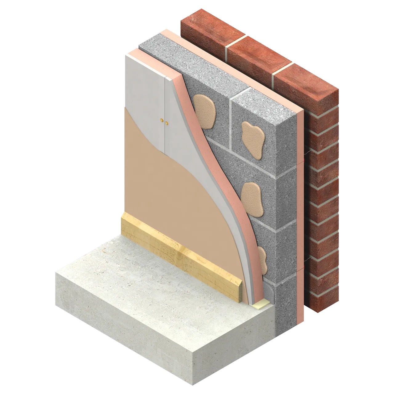Kingspan Kooltherm K118 Insulated Plasterboard - 2400mm x 1200mm x 62.5mm (pack of 12 sheets 34.56m2)