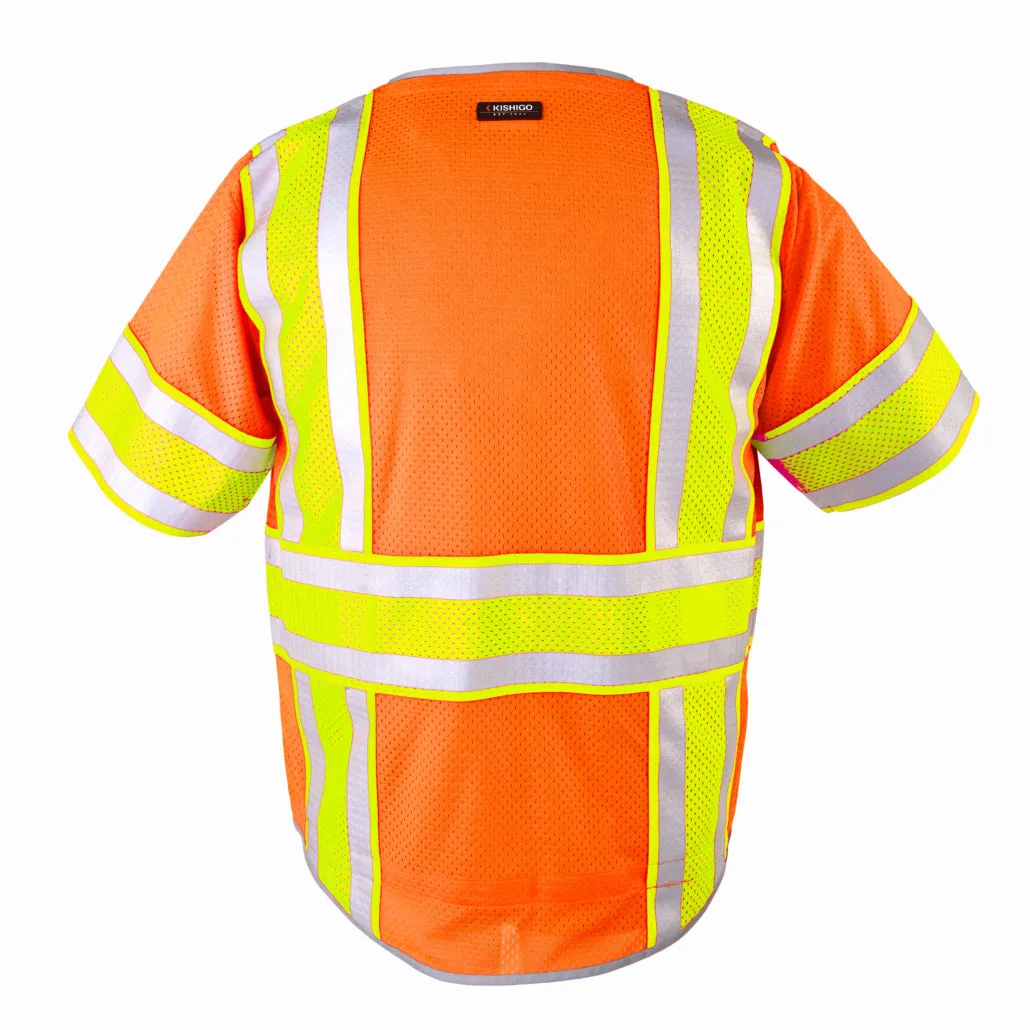 Kishigo Brilliant Series Ultimate Reflective Vest, Type R Class 3