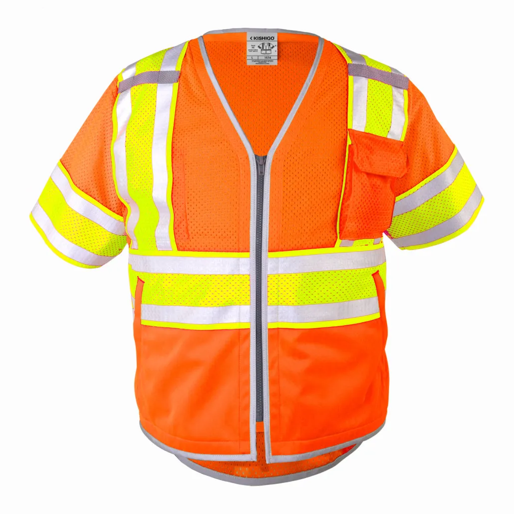 Kishigo Brilliant Series Ultimate Reflective Vest, Type R Class 3