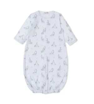 Kissy Kissy: Giraffe Glee Silver Convertible Gown