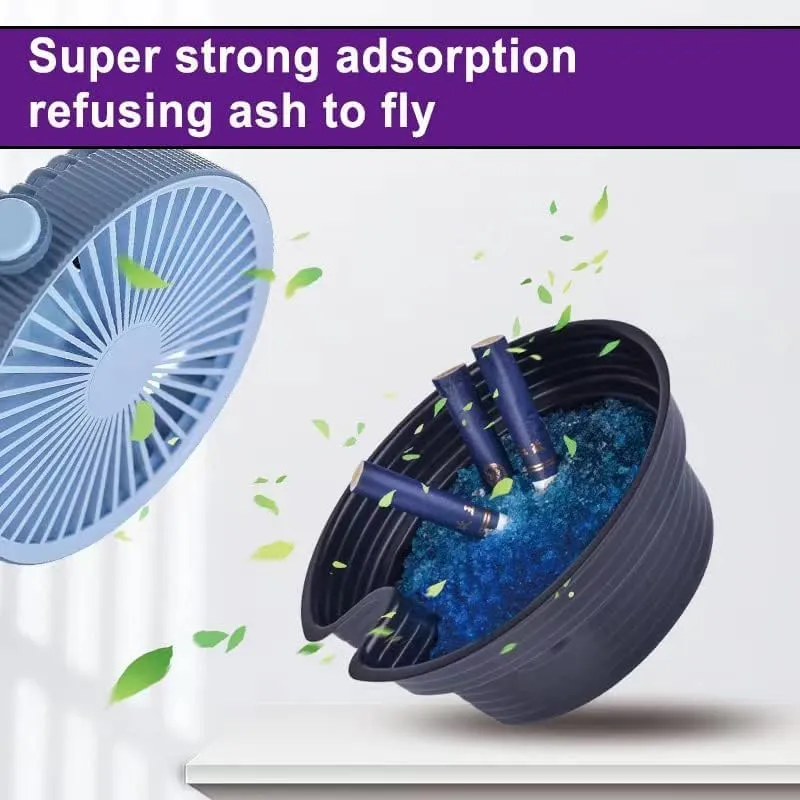 KLIZNIL 6 PCS Ashtrays with Ash Absorbing Balm, Disposable Ashtray with Sand, Small Portative Ash holder for Quickly Extinguish Cigarette, Reduce Ash Raising, Ashtray Outdoor