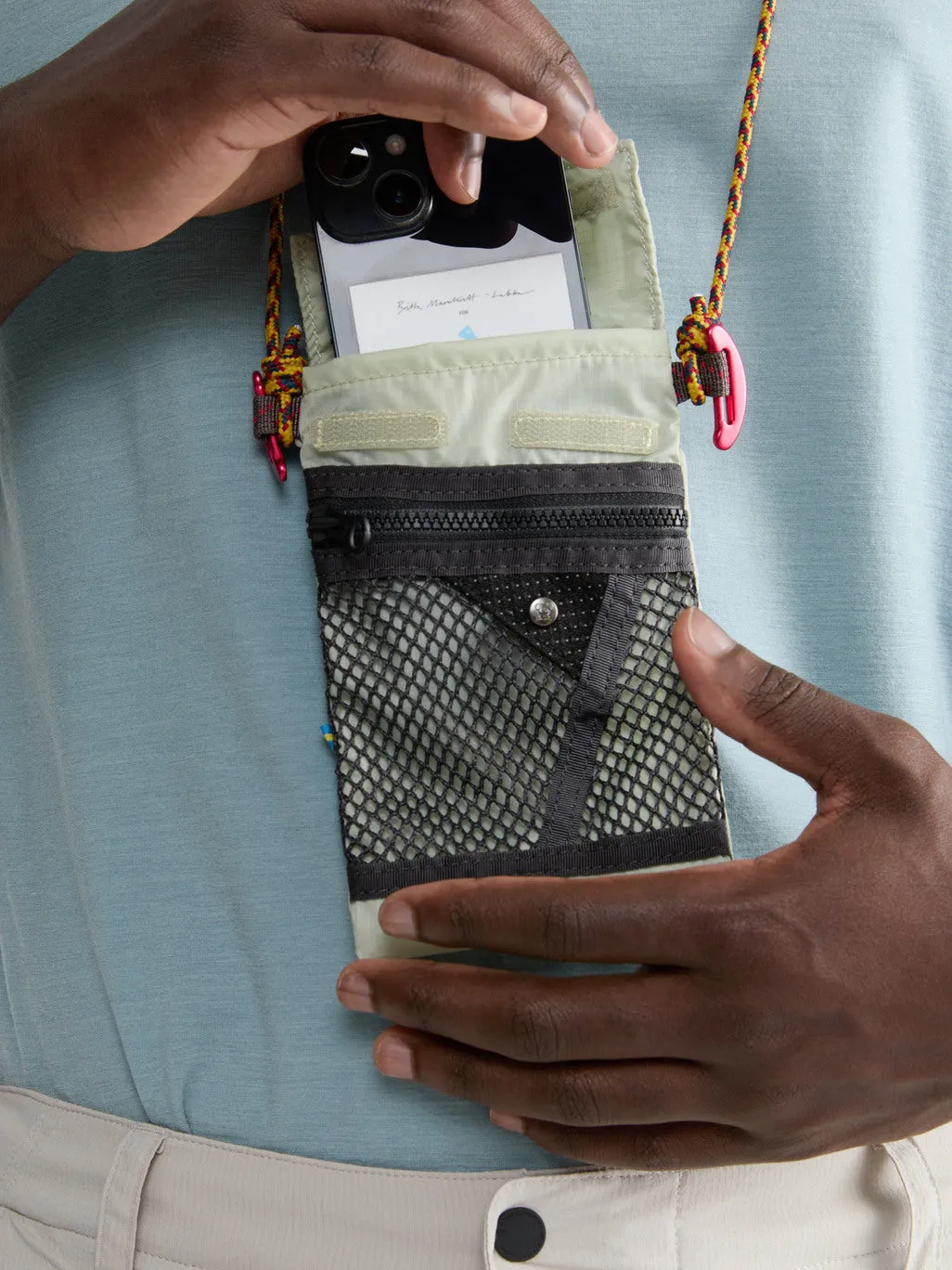 Klättermusen: Algir Lanyard Pocket - Sea Foam