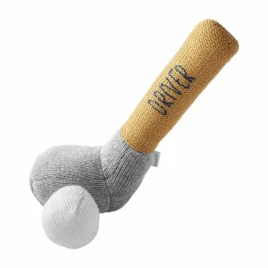 Knit Golf Club Rattle