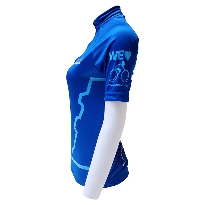 Kunstadt 2021 Blue Cycling Jersey