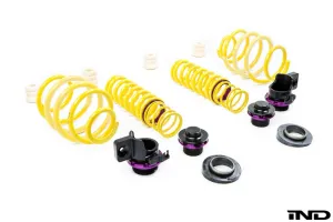KW Suspension Height Adjustable Spring Kit Porsche 911 (Type 991), Turbo, Turbo S, with PDCC