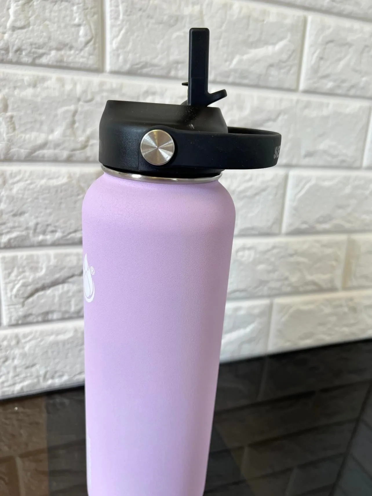 Large Sendestar Stainless Double Wall Vac Insulated Bottle Lilac Colour
