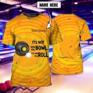 Lawns Bowls - Personalized Name 3D T-Shirt - Nmd 95