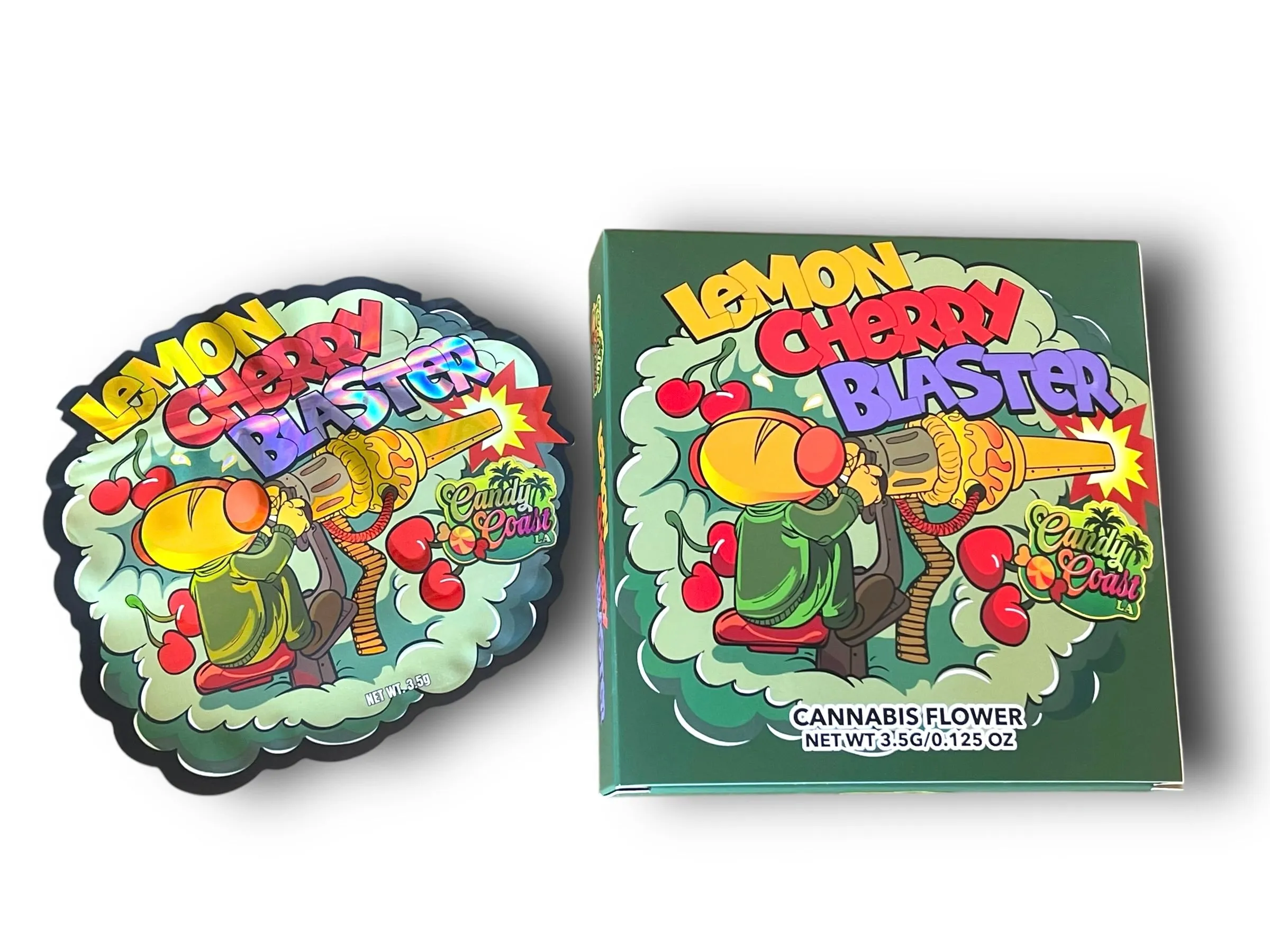 Lemon Cherry Blaster Mylar Bag with Box 3.5 Grams
