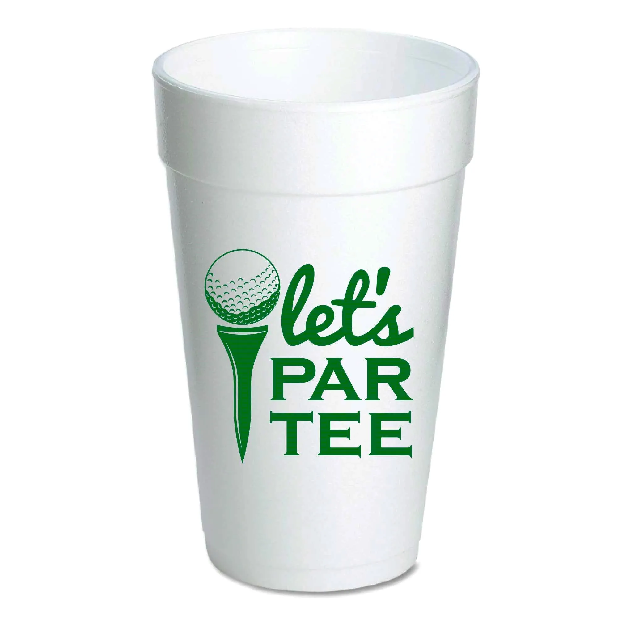 Let's Par Tee Golf Masters To Go Foam Cups - Masters