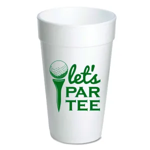 Let's Par Tee Golf Masters To Go Foam Cups - Masters