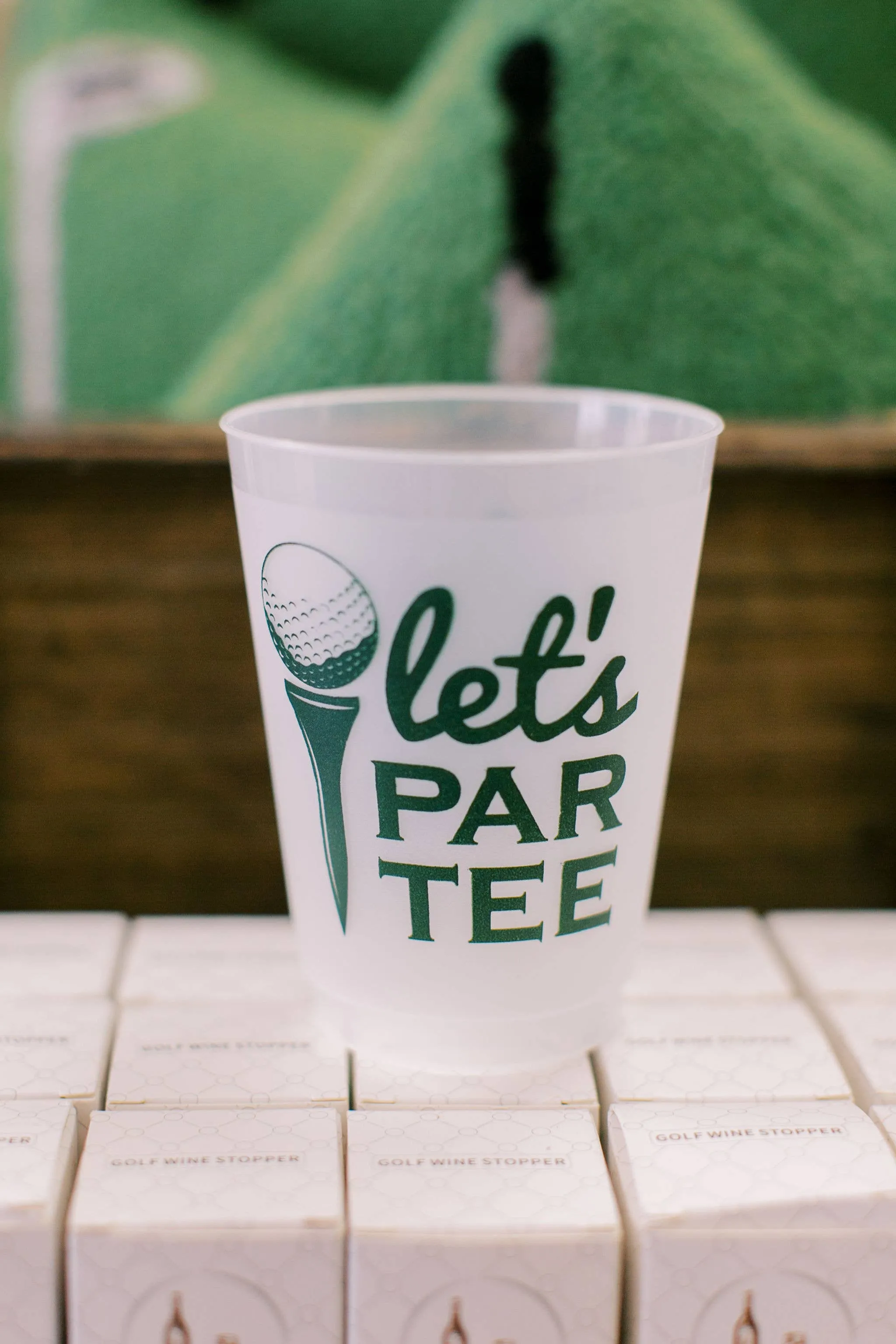Lets Par Tee Masters Golf Ball Reusable Cup - Set of 10 Cups
