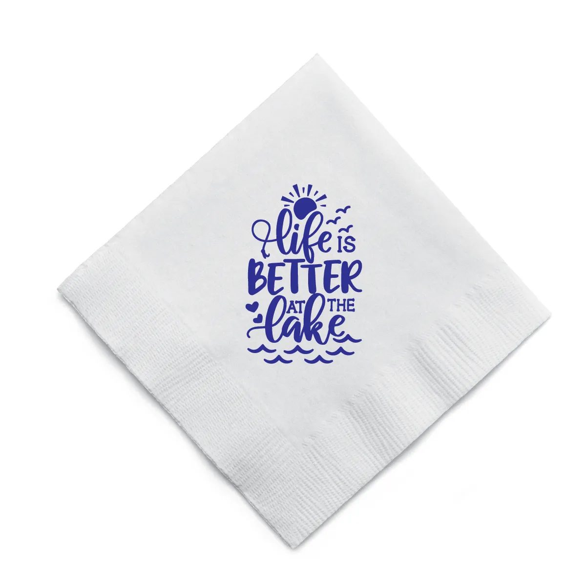 Life Is Better at the Lake Cocktail Napkins
