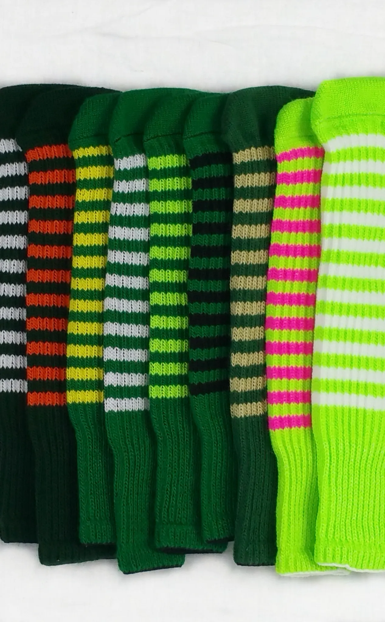 Lime Green and Ruby Pink Club Sock Golf Headcover