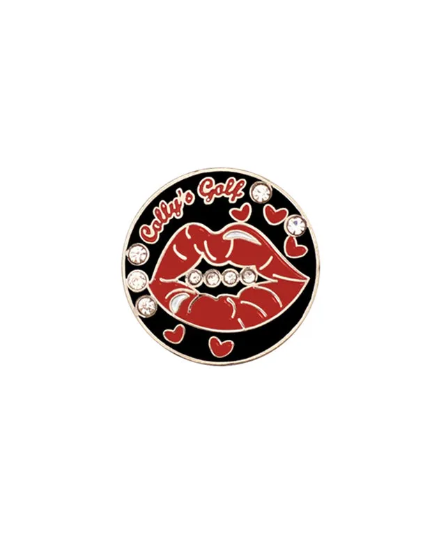 Lips Golf Ball Marker