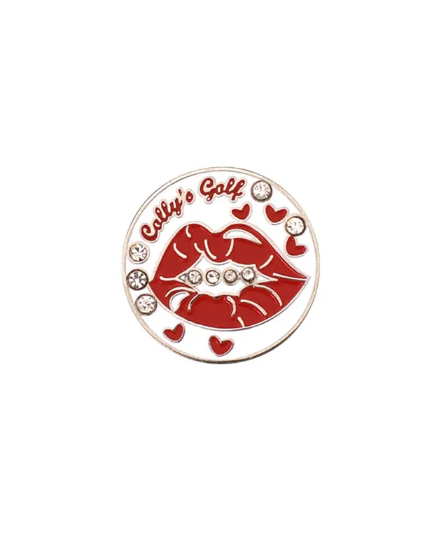 Lips Golf Ball Marker