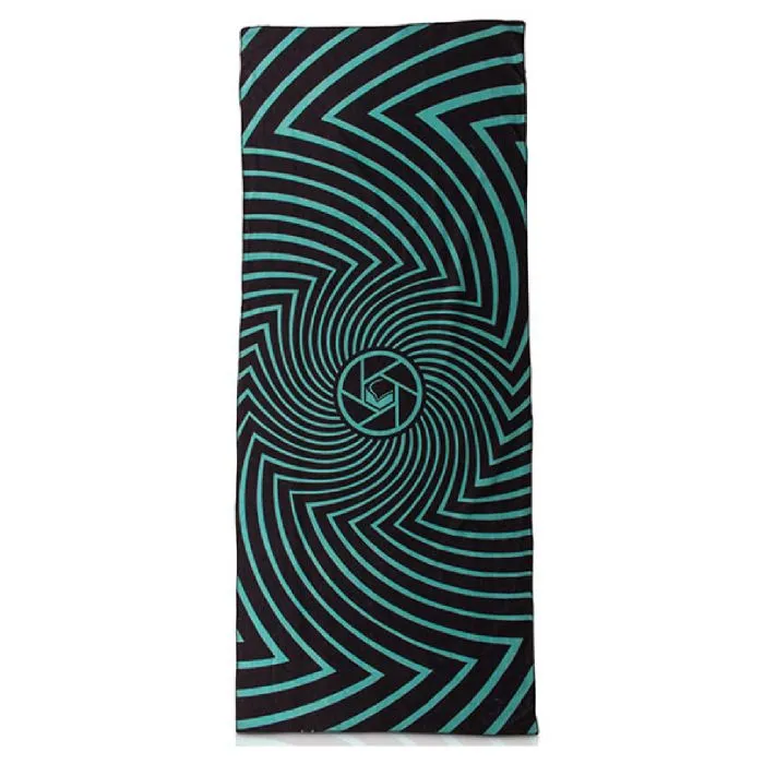 Liquid Force Spiral Black/Teal Beach Towel