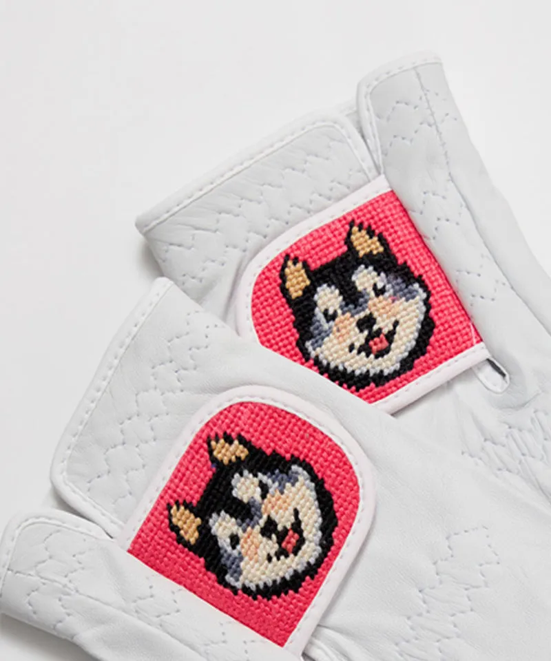 LOLONG Golf Black Shiba - Pink