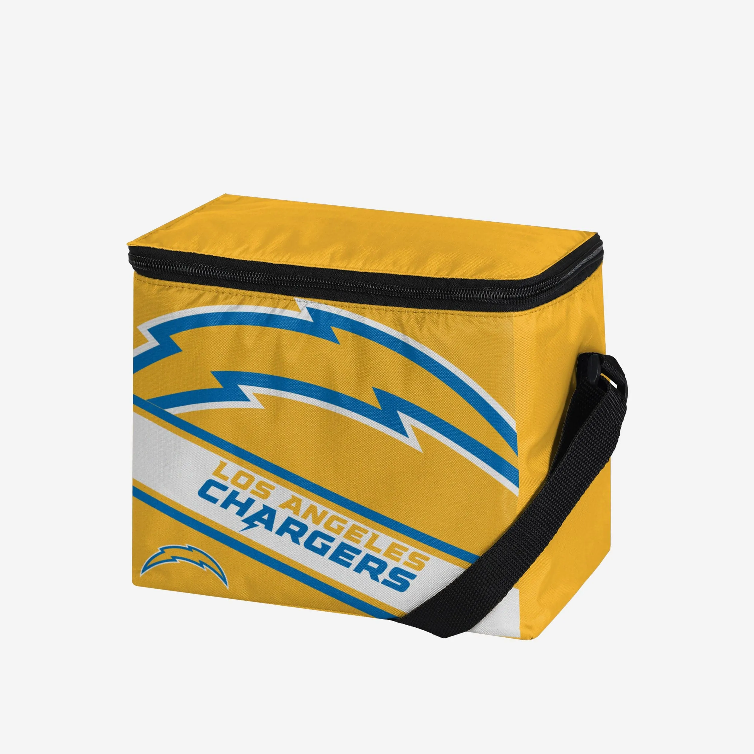 Los Angeles Chargers Big Logo Stripe 6 Pack Cooler