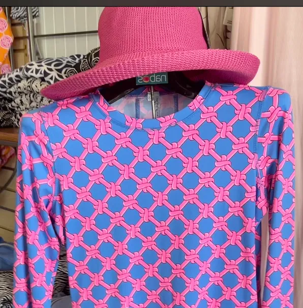 LuluB  "The Sun Shirt" with UPF 50  and a Coolant in the Fabric