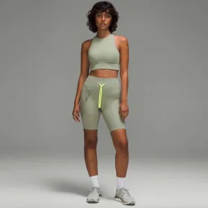 Lululemon - Cargo Super-High-Rise Hiking Short 8&quot; - Laurel Green