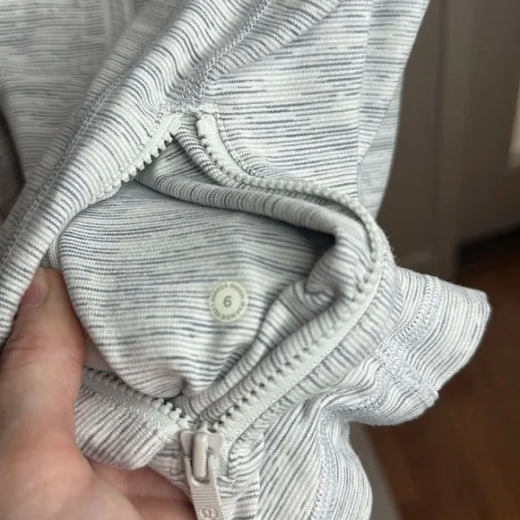 Lululemon Define JacketWee Are From Space Ice Grey Alpine White