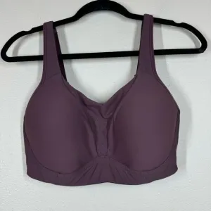 Lululemon Run Times Sports Bra Purple High Impact Support Vented Size 36DD