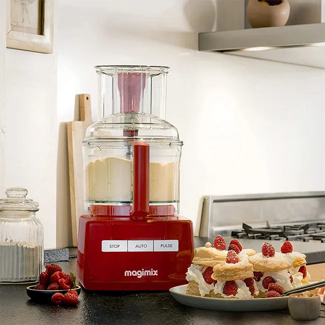 Magimix 18474 Compact System 4200XL Food Processor & Blender - Red