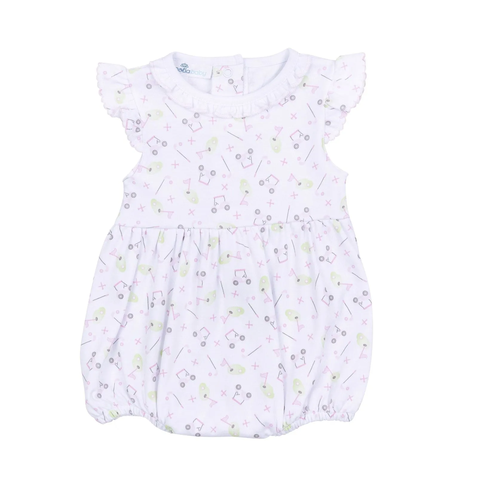 Magnolia Baby: Tiny Tee Time Bubble - Pink