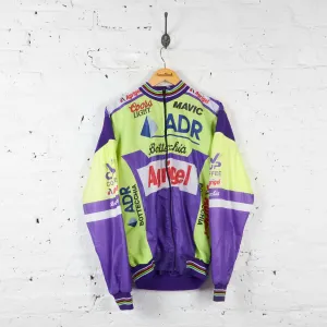 Mavic ADR Agrigel Bottecchia Cycling Jersey Jacket - Green/Purple - XL