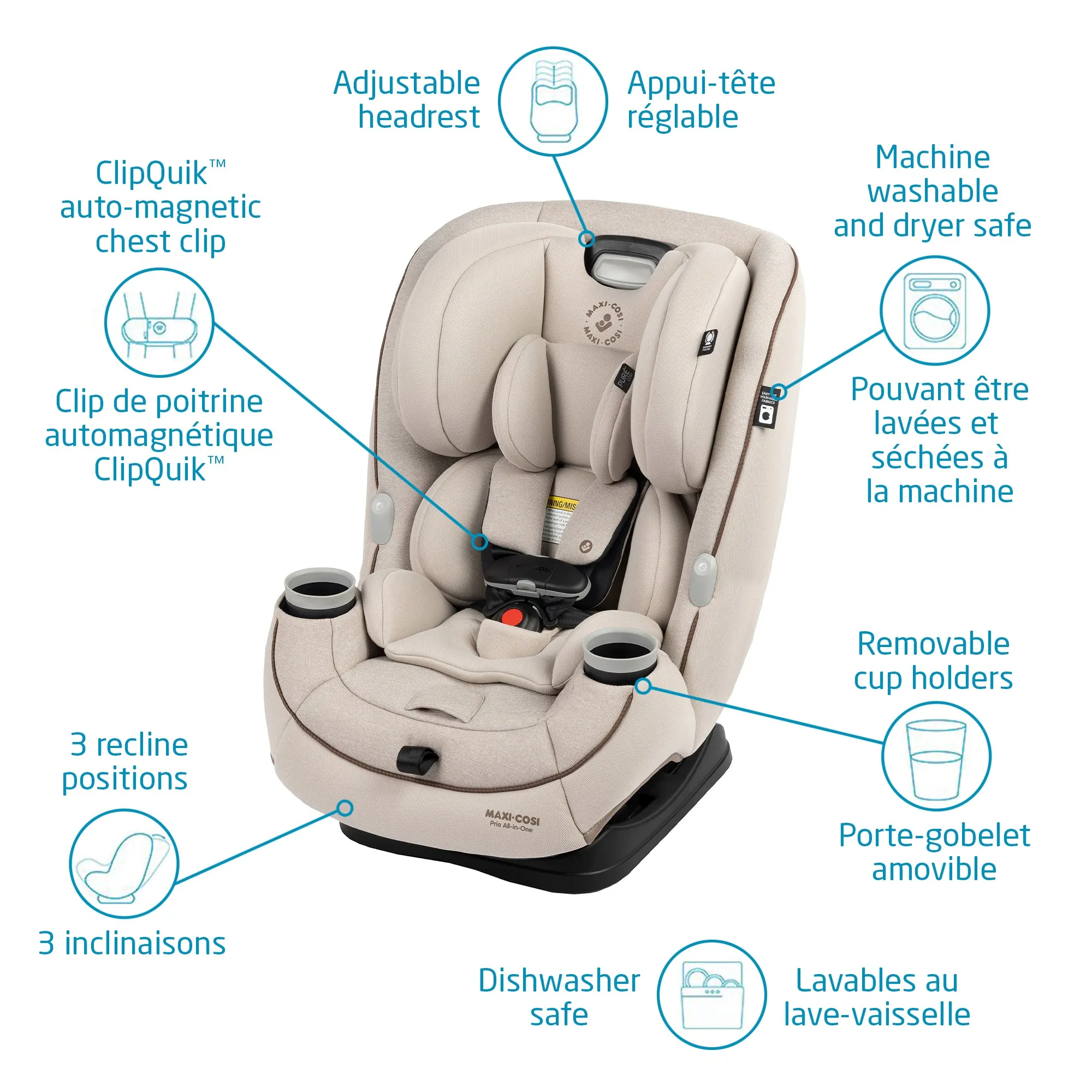 Maxi Cosi Pria All-in-One Car Seat